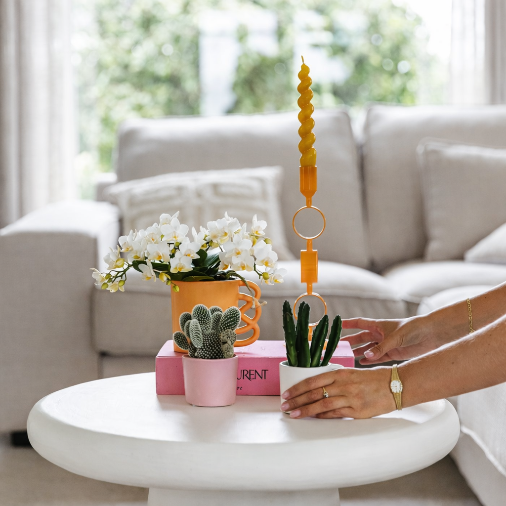 Witte Orchidee Nazaré - Ø9cm