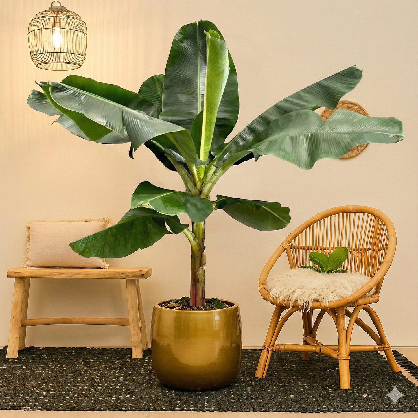 Bananenplant (Musa) - H 200 cm - Ø 30 cm