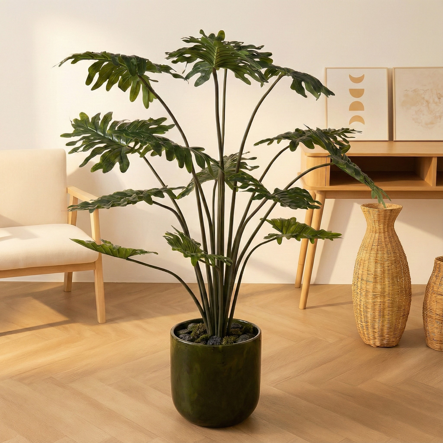 Kunstplant Philodendron - H 120 cm