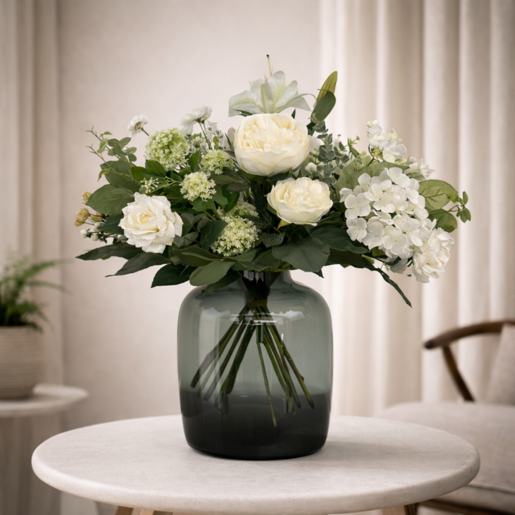 Kunstboeket White Dream - H 60 cm