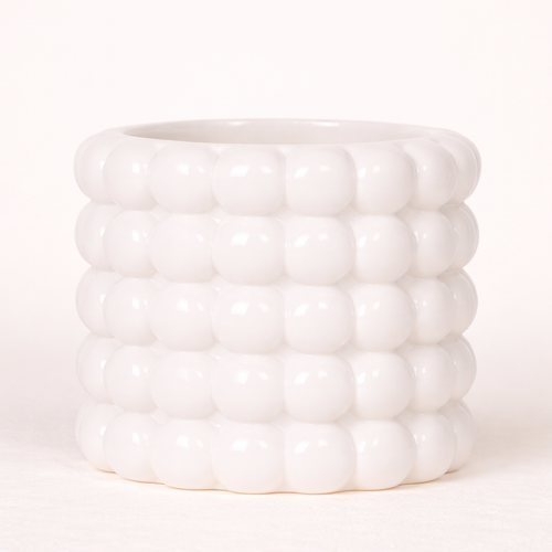 Sierpot Bubble Wit - D 9 cm