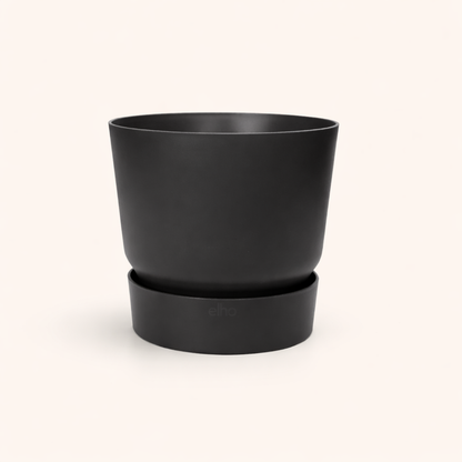 Pot Elho Greenville Round Zwart - D 18 cm