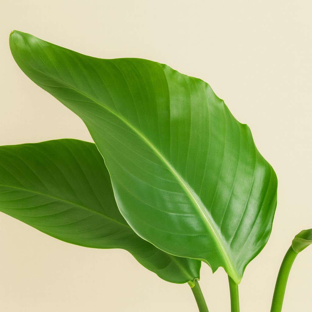 Strelitzia Nicolai Incl. Viber Pot Wit - H 80 cm - Ø 21 cm