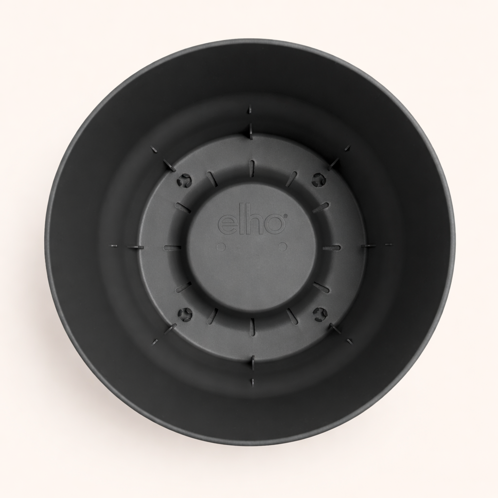 Pot Elho Greenville Round Zwart - D 18 cm