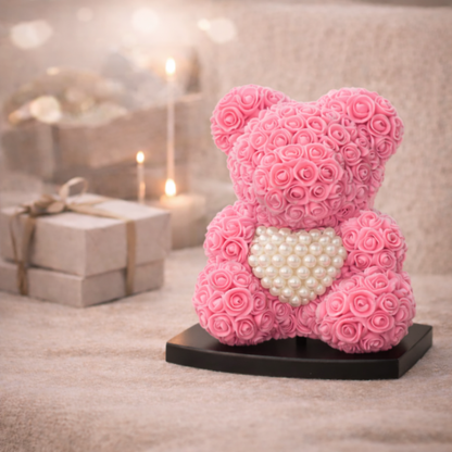 Love Bear Deluxe Roze Met Diamanten Hart