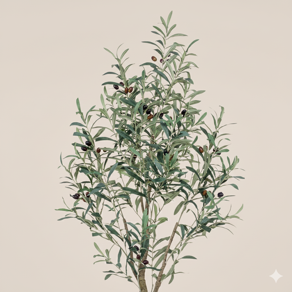 Kunstplant Olea Europaea (Olijfboom) - H 140 cm