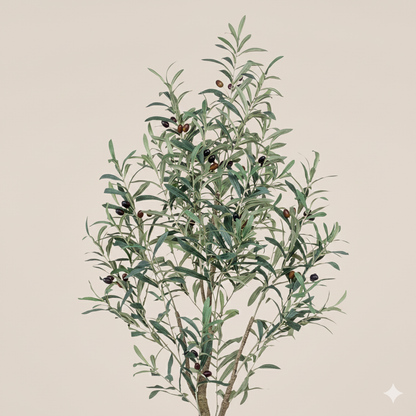 Kunstplant Olea Europaea (Olijfboom) - H 140 cm