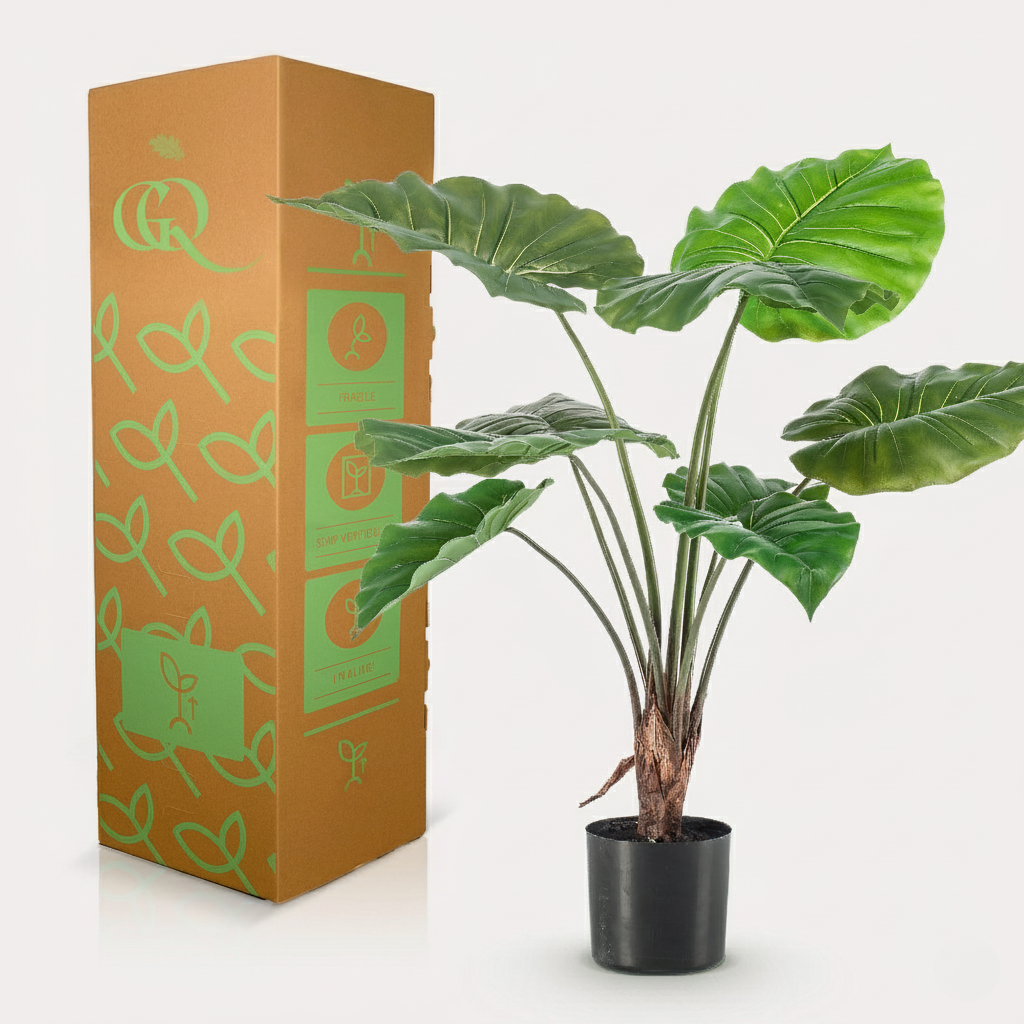 Kunstplant Alocasia (Olifantsoor) - H 70 cm
