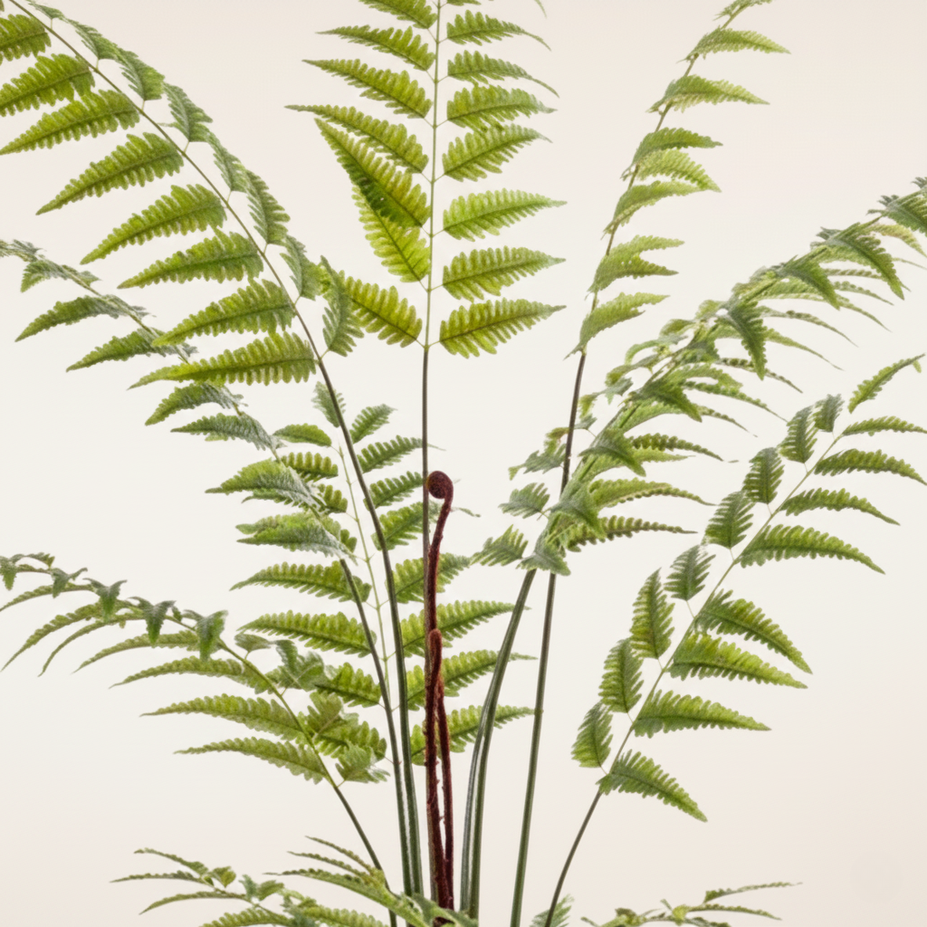 Kunstplant Rumohra Adiantiformis (Ledervaren) - H 180 cm
