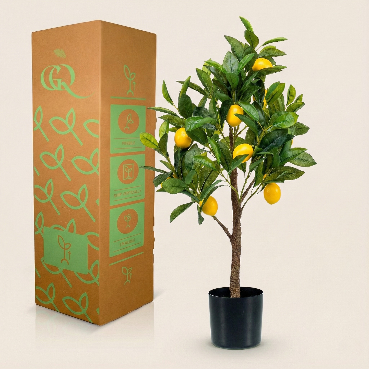 Kunstplant Citrus Limonia (Citroenboom) - H 75 cm