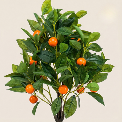Kunstplant Citrus Sinensis (Sinaasappelboom) - H 75 cm