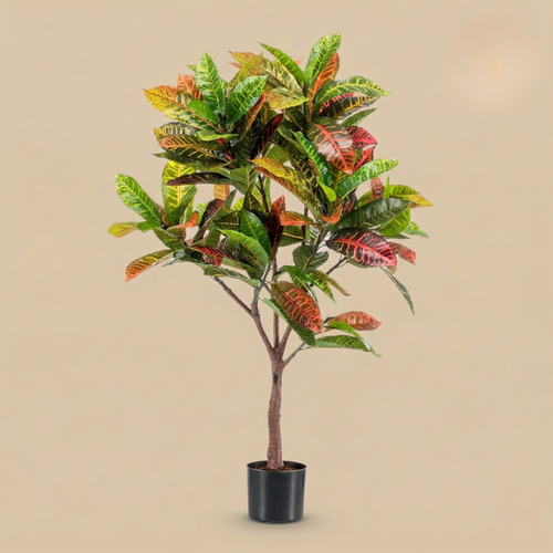 Kunstplant Croton Codiaeum (Wonderstruik) - H 120 cm