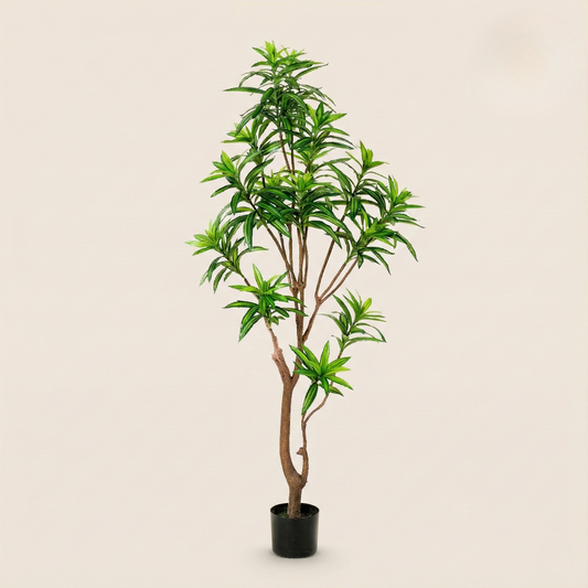 Kunstplant Dracaena (Drakenboom) - H 155 cm