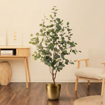 Kunstplant Eucalyptus (Blauwe Gomboom) - H 120 cm