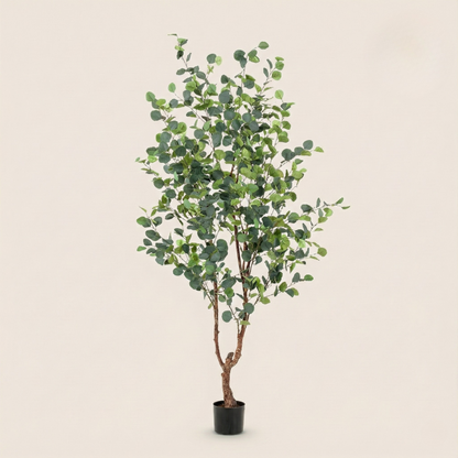 Kunstplant Eucalyptus (Blauwe Gomboom) - H 120 cm