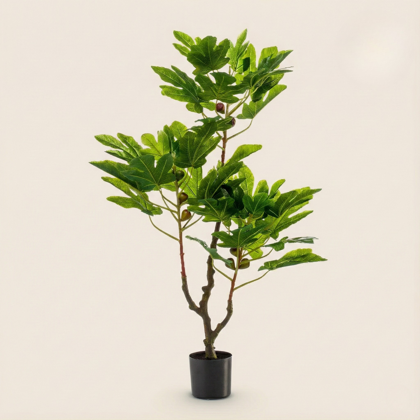 Kunstplant Ficus Carica (Vijgenboom) - H 95 cm