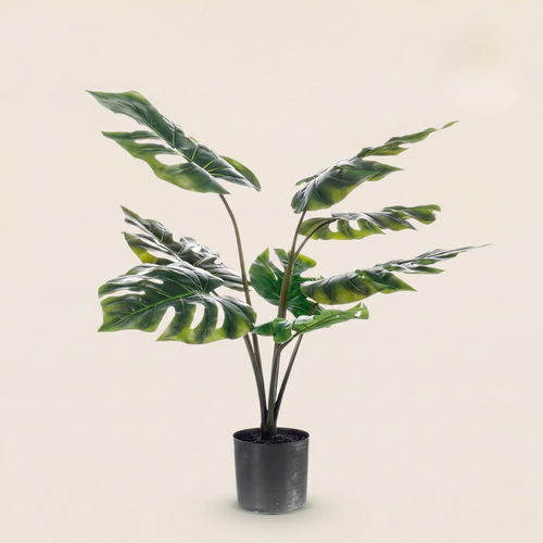 Kunstplant Monstera Deliciosa (Gatenplant) - H 65 cm