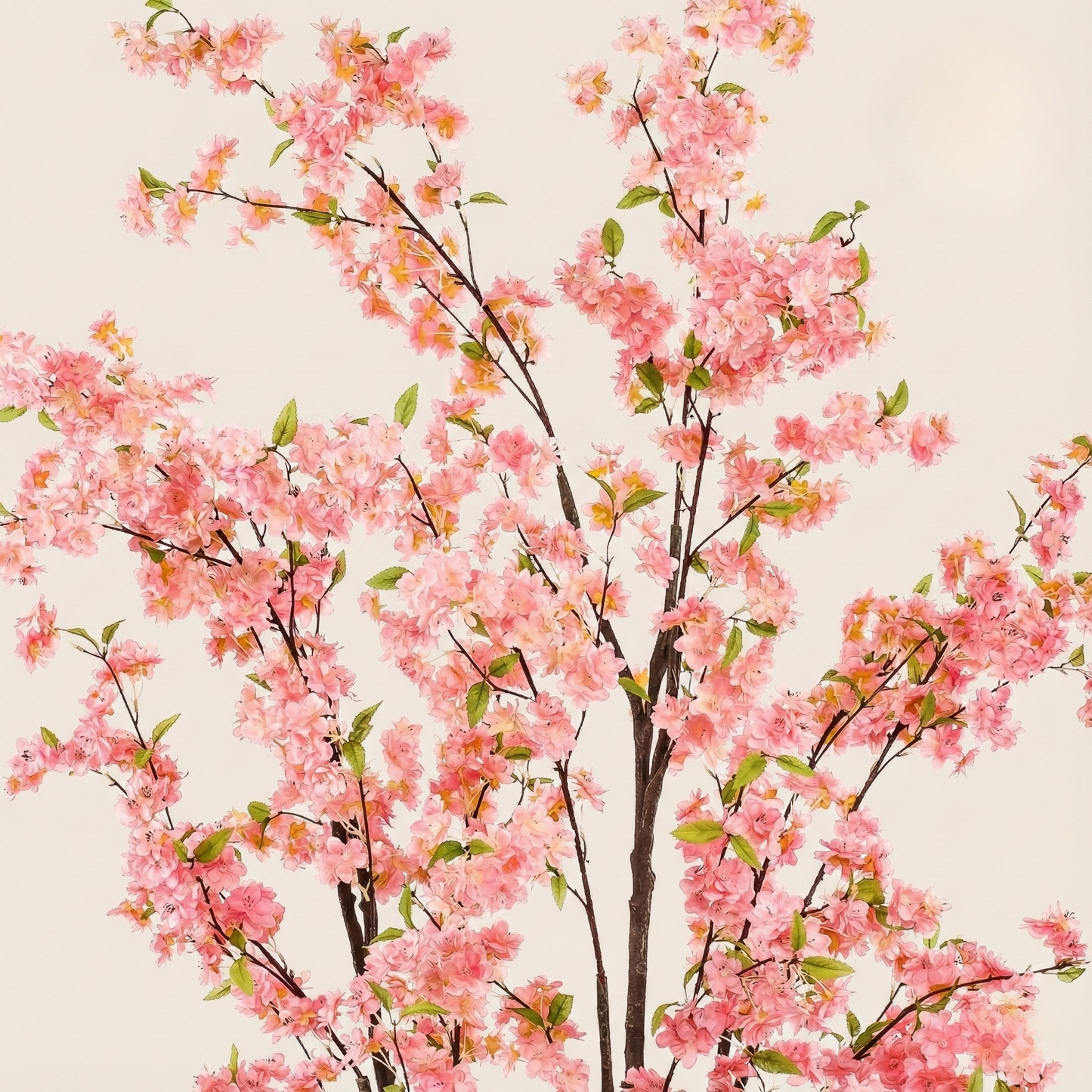 Kunstplant Prunus (Kersenbloesem) - Roze - H 210 cm