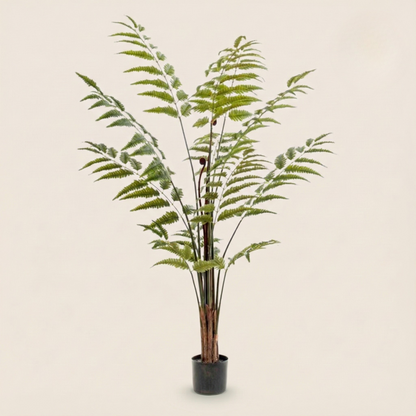 Kunstplant Rumohra Adiantiformis (Ledervaren) - H 180 cm