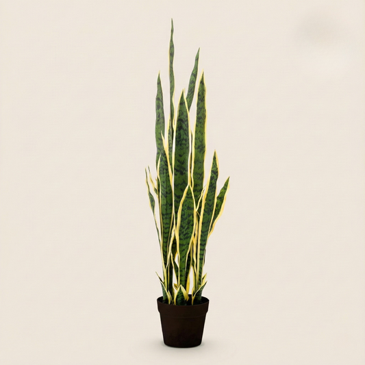 Kunstplant Sanseveria Trifasciata  (Vrouwentong) - H 97 cm