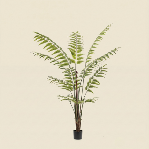 Kunstplant Rumohra Adiantiformis (Ledervaren) - H 180 cm