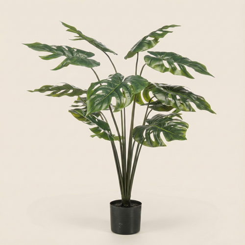 Kunstplant Monstera Deliciosa (Gatenplant) - H 95 cm