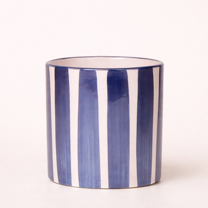 Sierpot Stripe Blauw - D 9 cm