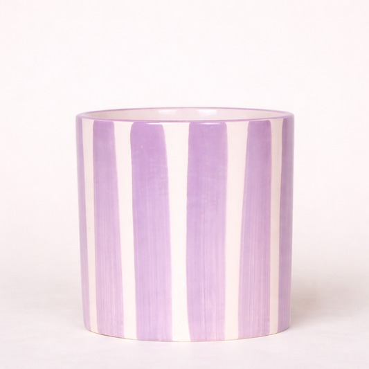 Sierpot Stripe Paars - D 9 cm