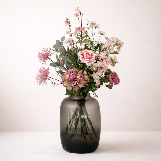 Kunstboeket Pretty Pink - H 89 cm