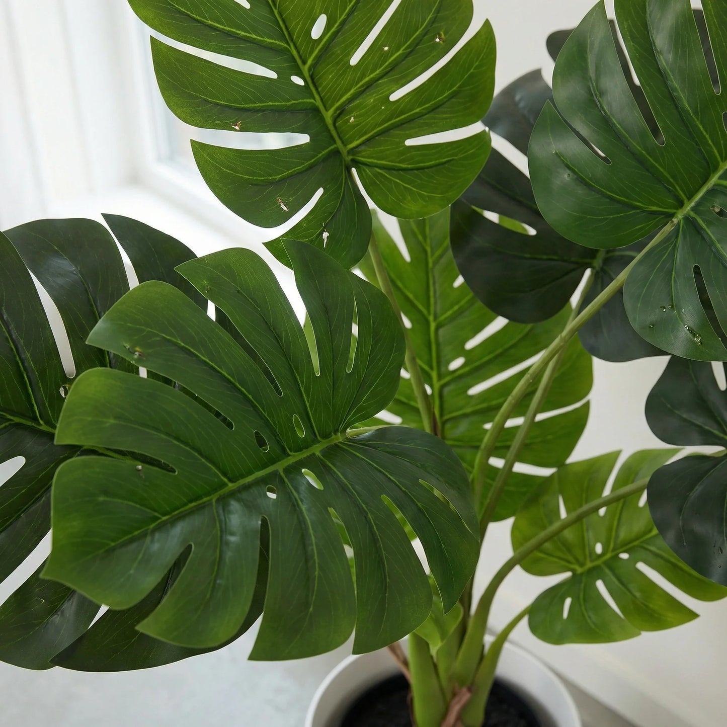 Kunstplant Monstera Deliciosa (Gatenplant) - H 120 cm