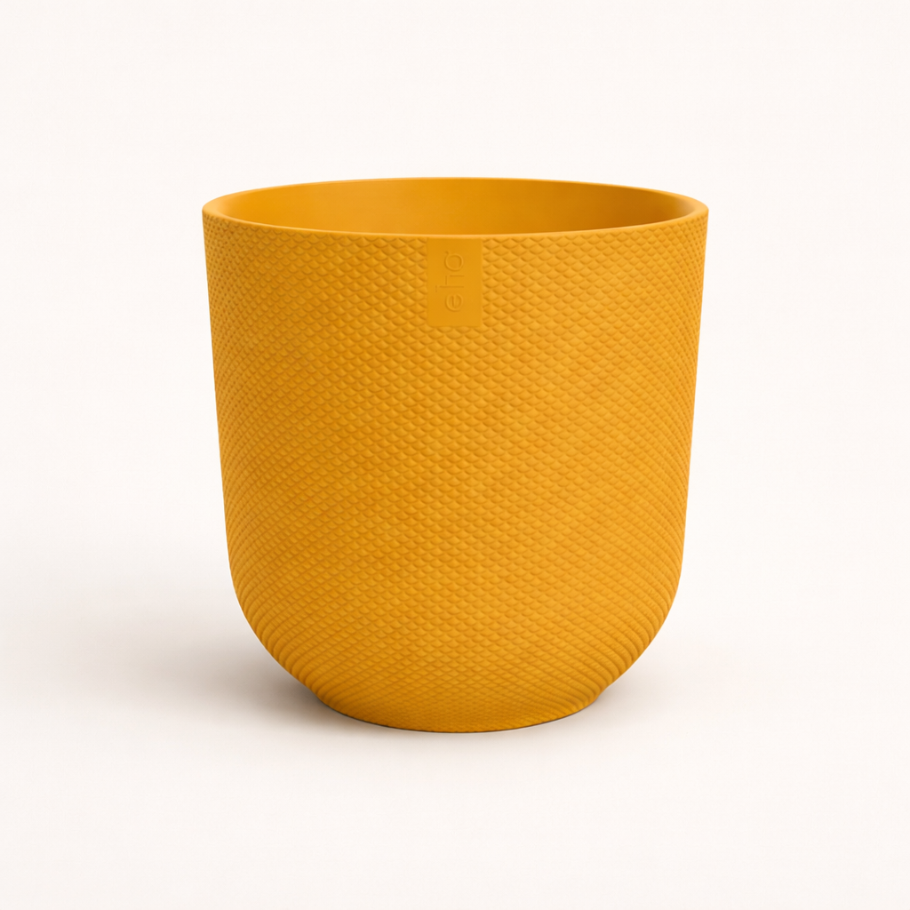 Pot Elho Jazz Round Amber Geel - D 19 cm