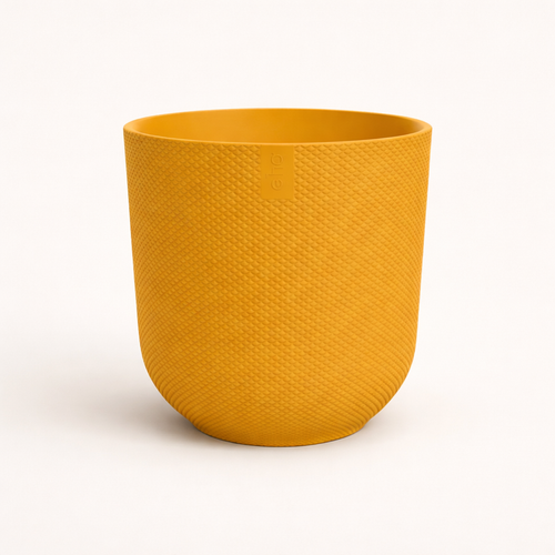 Pot Elho Jazz Round Amber Geel - D 19 cm