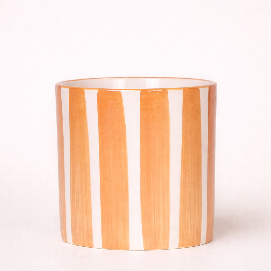 Sierpot Stripe Oranje - D 9 cm