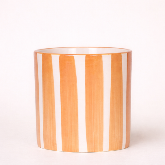 Sierpot Stripe Oranje - D 9 cm
