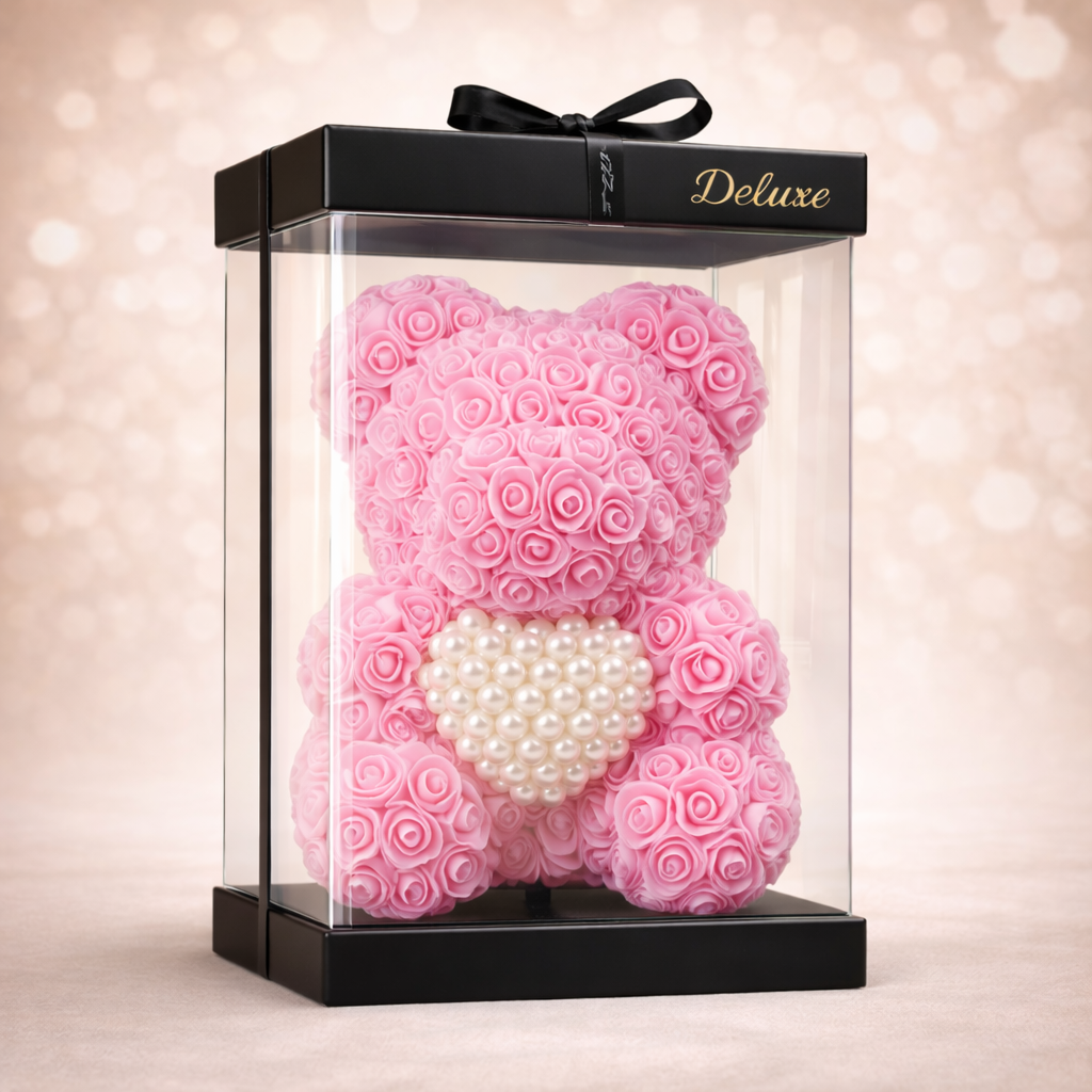 Love Bear Deluxe Lichtroze Met Diamanten Hart