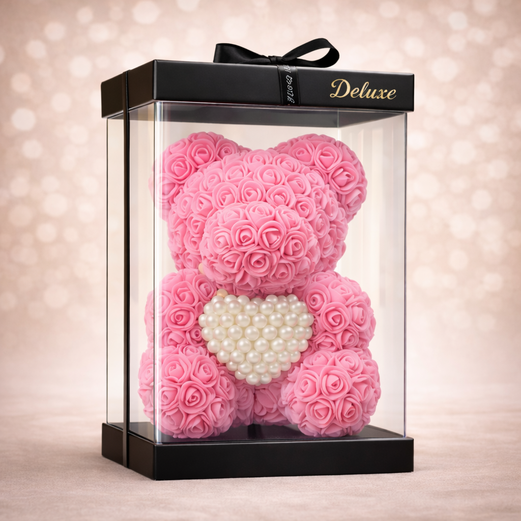 Love Bear Deluxe Rood Met Diamanten Hart