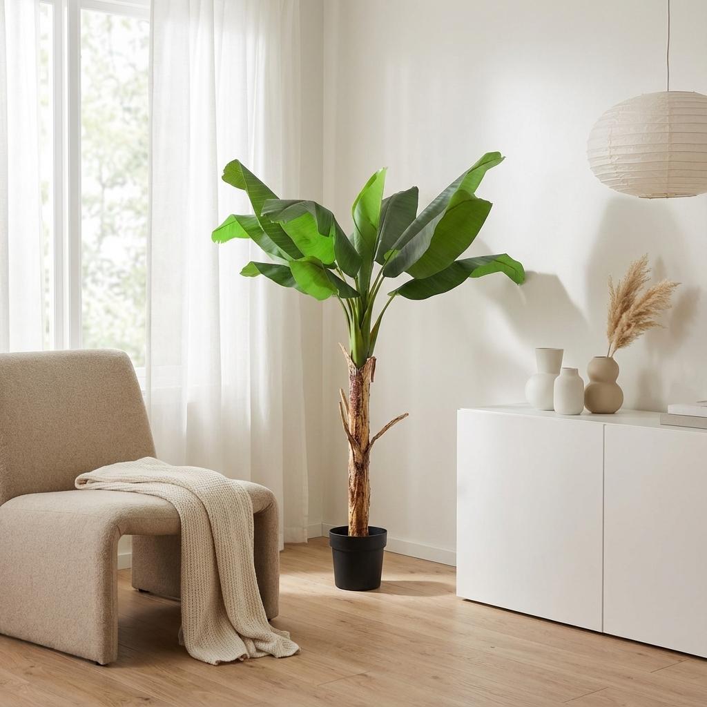 Kunstplant Musa (Bananenplant) - H 150 cm