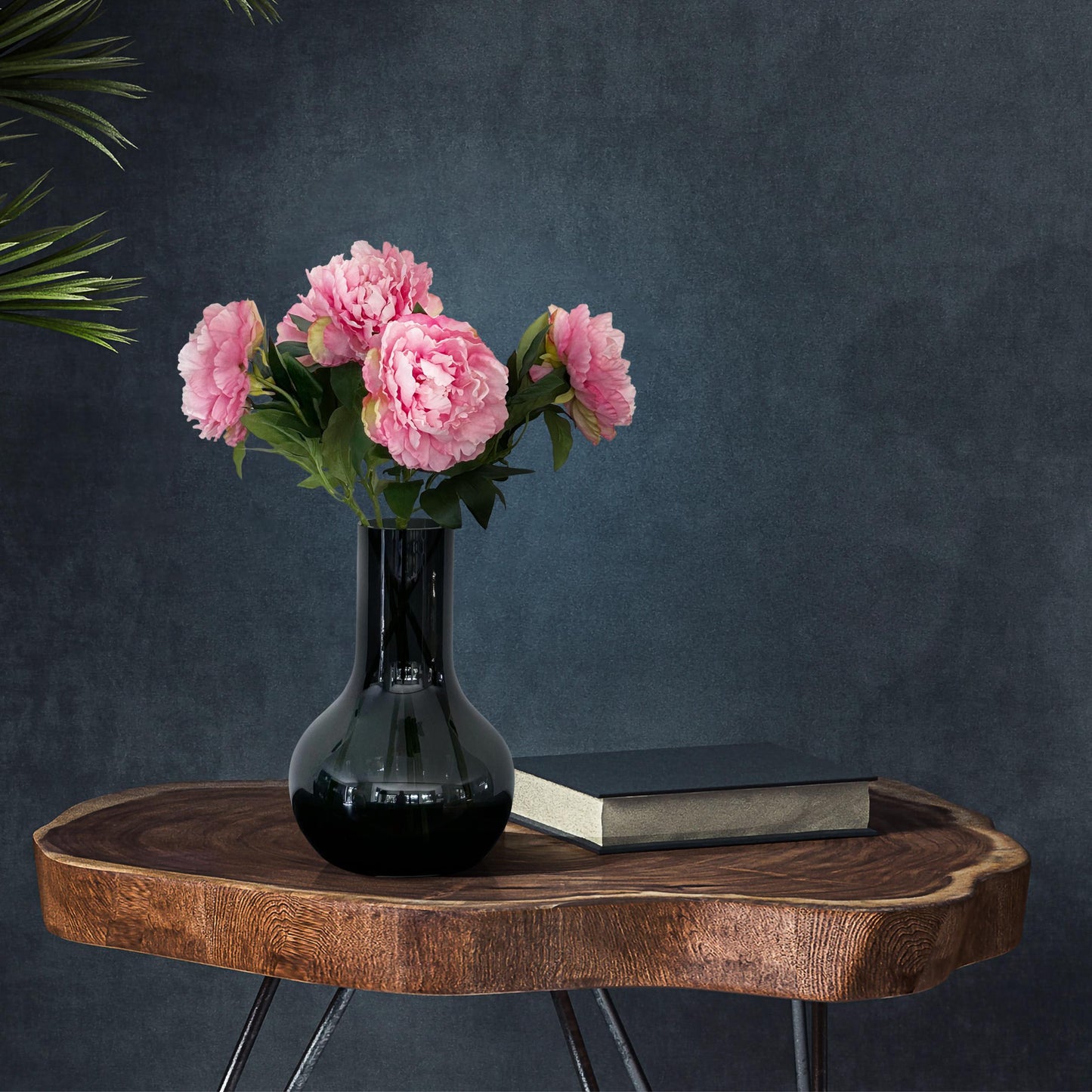 Zijden Pioenrozen Lichtroze (5stuks) - H 65 cm