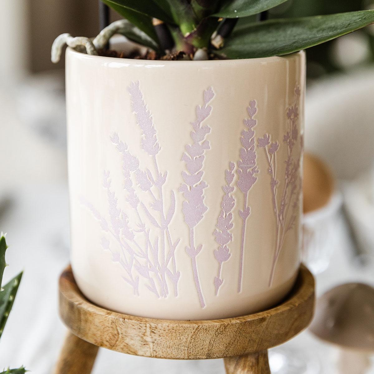 Sierpot Floral Lavendel - D 9 cm